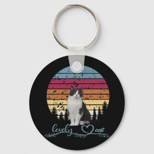 Liebliche Katze Schlüsselanhänger