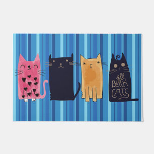 Liebliche Katzen Doormat, Bestes Katzen-Geschenk Fußmatte