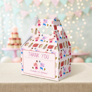 Liebliche Katzen mit Geschenken Kinder Pink Geburt Geschenkschachtel