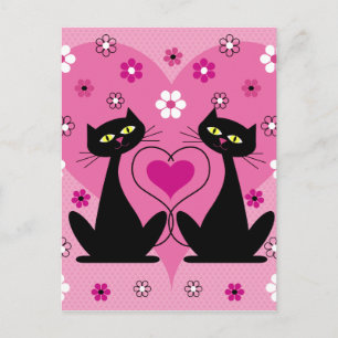 Liebliche Katzen Postkarte