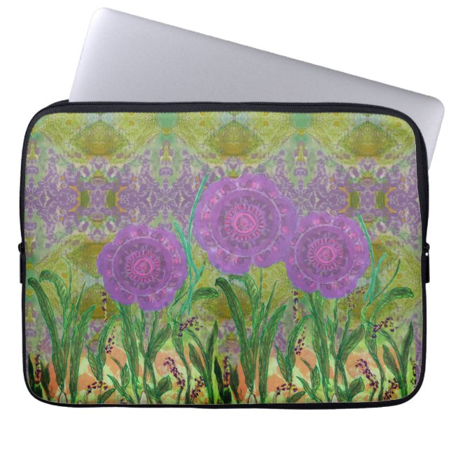 Liebliche Lavendelblüten Laptopschutzhülle (Vorderseite)