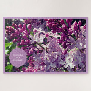 Liebliche Lilacs für eine süße Lady Puzzle