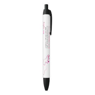 Liebliche Mädchen Ikone rosa Haare Haarstyling Bra Kugelschreiber