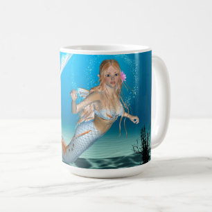 Liebliche Meerjungfrau Kaffeetasse
