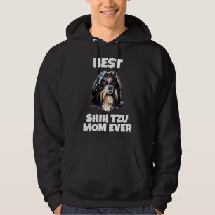 Liebliche Niedliche Shih Tzu Dog Beste Mama Entspa Hoodie
