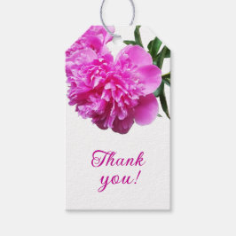 Liebliche Peonies. Geschenkanhänger