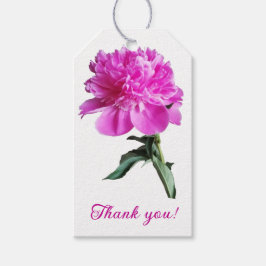 Liebliche Peonies. Geschenkanhänger