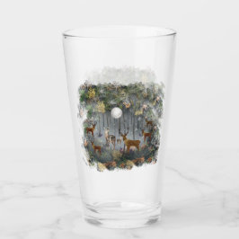 Liebliche Reindeer At Night Glas