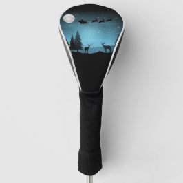 Liebliche Reindeer At Night Golf Headcover