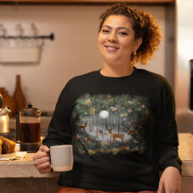 Liebliche Reindeer At Night