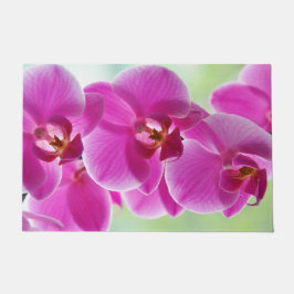 Liebliche rosa Orchideen Fußmatte