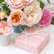 Liebliche rosa Polka-Punkte zum Geburtstag