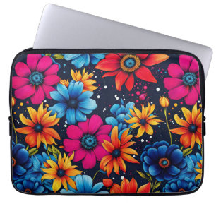 Liebliche süße Blume und Rose Laptopschutzhülle