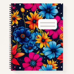 Liebliche Süße Blumen und Rosen Notizbuch