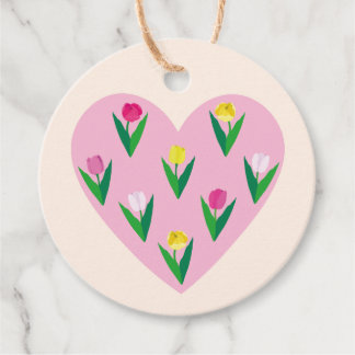 Liebliche Tulpen. Gastgeschenkanhänger Geschenkanhänger