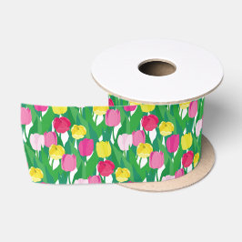 Liebliche Tulpen. Satinband