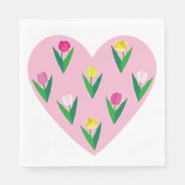 Liebliche Tulpen. Serviette