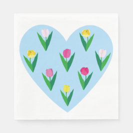 Liebliche Tulpen. Serviette