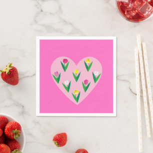 Liebliche Tulpen. Serviette