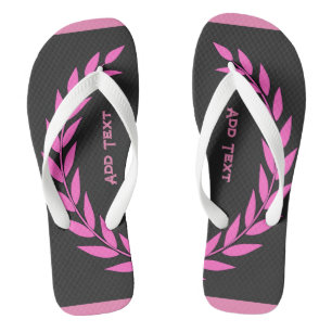 Liebliche und stilvolle Add-Text-gedruckte Super-S Flip Flops