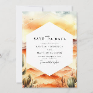 Liebliche Whimsikkakteen Wedding Save The Date