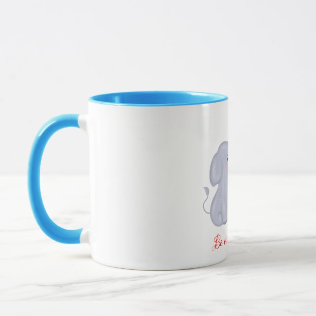 Liebliche zwei Elefanten Coffee Tasse (Links)