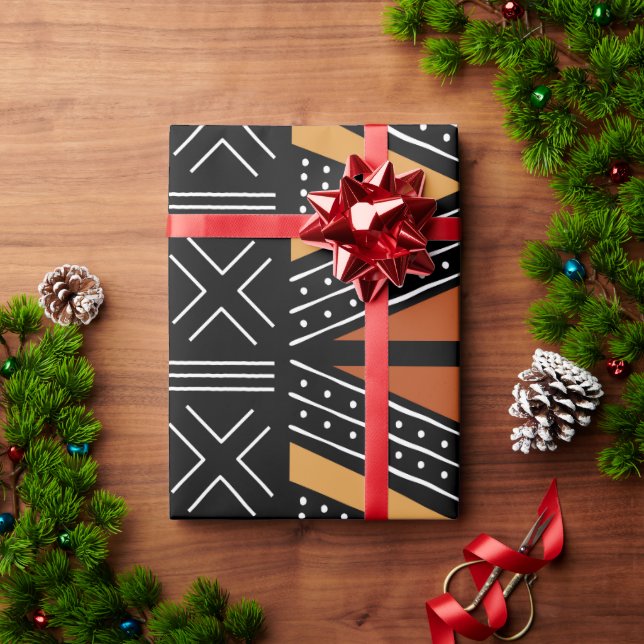 Lieblicher afrikanischer Geschenkwrap Geschenkpapier (Feiertagsgeschenk)