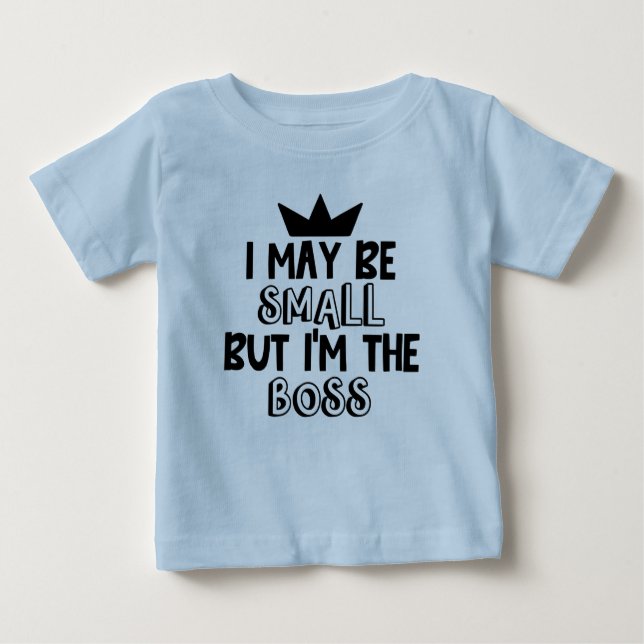 Lieblicher Baby Boss Worldart Baby T-shirt (Vorderseite)