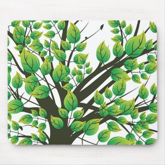 Lieblicher Baum Mousepad (Vorne)