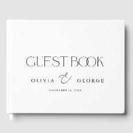 Lieblicher Couple Schriftart Duo Gästebuch