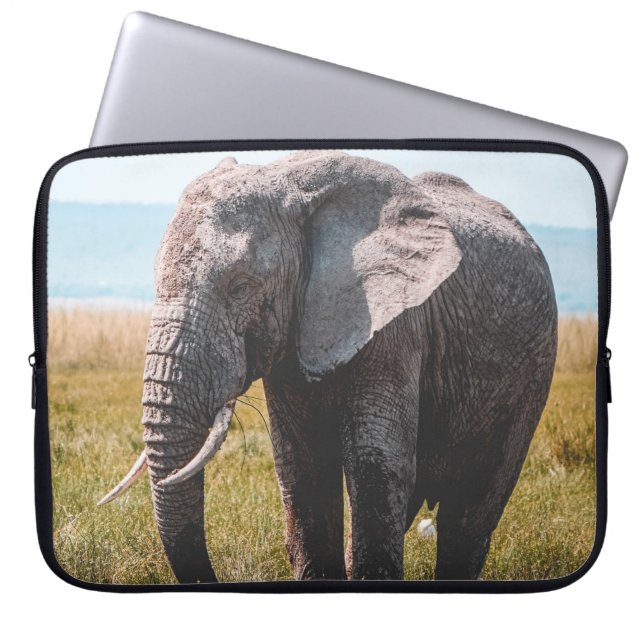 LIEBLICHER ELEFANT LAPTOPSCHUTZHÜLLE (Vorderseite)