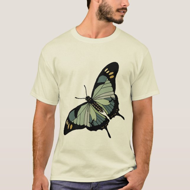 Lieblicher Frack Butterfly T - Shirt (Vorderseite)