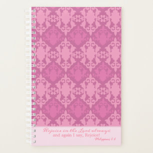 Lieblicher Glaube Freude am Herrn Damask Planer