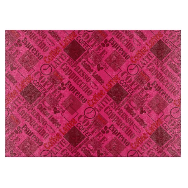 Lieblicher Kaffee Schneidebrett (Vorderseite)