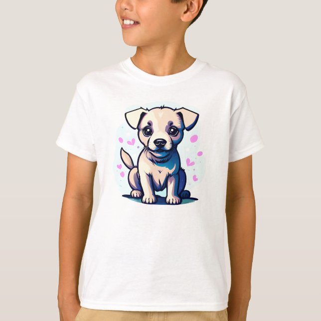 Lieblicher Labrador T-Shirt (Vorderseite)