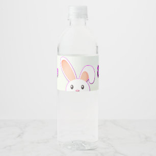 Lieblicher Osterhase 2 Wasserflaschenetikett