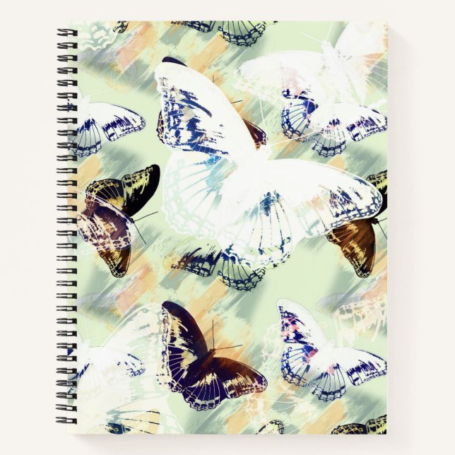 Lieblicher Schmetterling Notizbuch (Vorderseite)