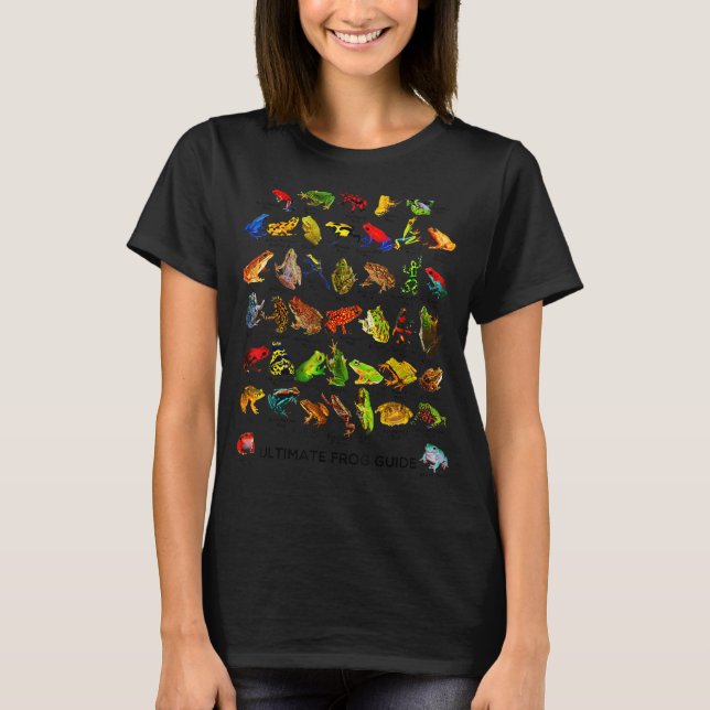 Lieblicher Ultimate Frog Guide Funny Frog Lover Fr T-Shirt (Vorderseite)