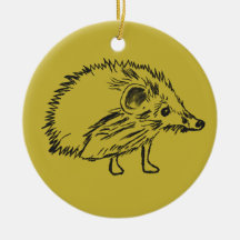 Lieblicher und süßer Igel Zeichnend Ornament
