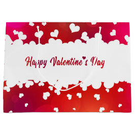 Lieblicher Valentinstag Herzchen große Geschenktas Geschenktüte
