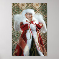 Lieblicher Weihnachtsengel-Druck