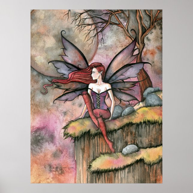 Liebliches Fairy Art Poster Print von Molly Harris (Vorne)