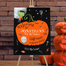 Liebliches Halloween-Wasserfarben-Zeichen