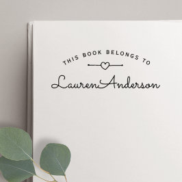 Liebliches Heart Handmade Book gehört zum Buchzeic Permastempel