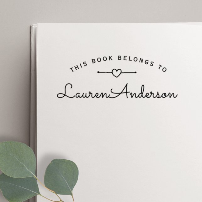 Liebliches Heart Handmade Book gehört zum Buchzeic Permastempel (Von Creator hochgeladen)