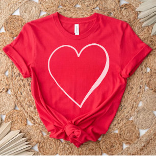 Liebliches Heart Red Shirt, Valentines Geschenk fü T-Shirt