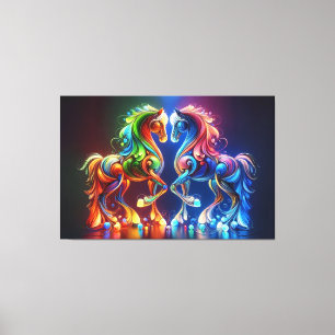 Liebliches Pferd Leinwanddruck