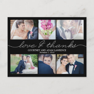 Liebliches Schreiben Hochzeit Dankeschön Karte - S