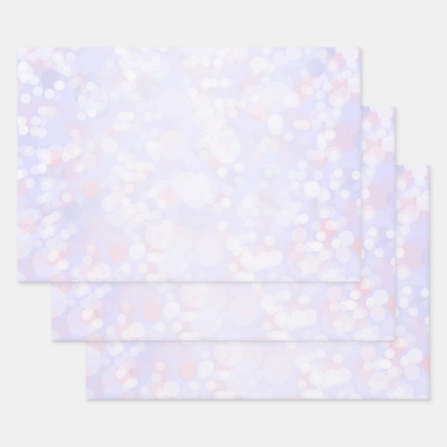 Liebliches Silber und Lilac Geschenkpapier Set (Set)