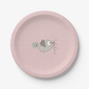 Liebling Baby Vogel   Babyparty Pappteller